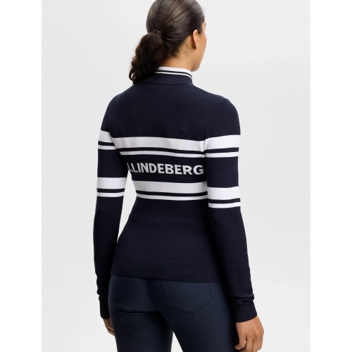 J.L Ariadne Knit Quarter Zip - Navy J.L Ariadne Knit Quarter Zip - Navy