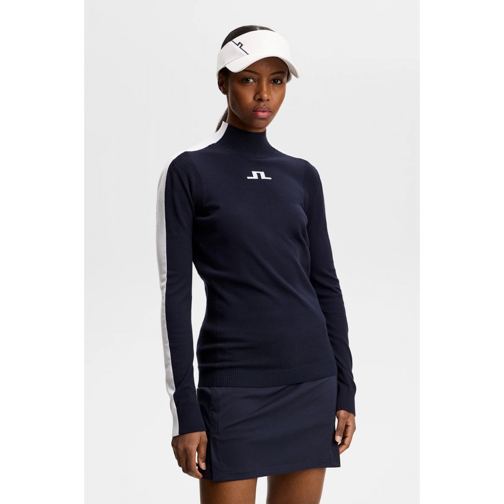 J.L Adia Knitted Sweater - Navy