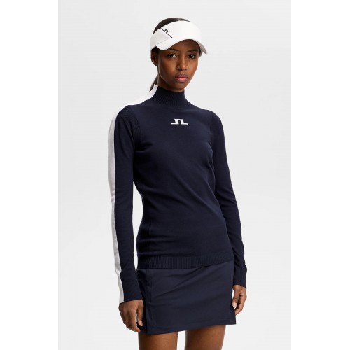 J.L Adia Knitted Sweater - Navy