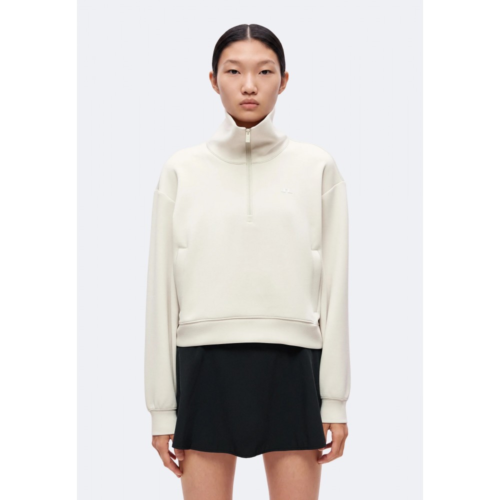 J.L Funnel Zip Sweatshirt - Moonbeam