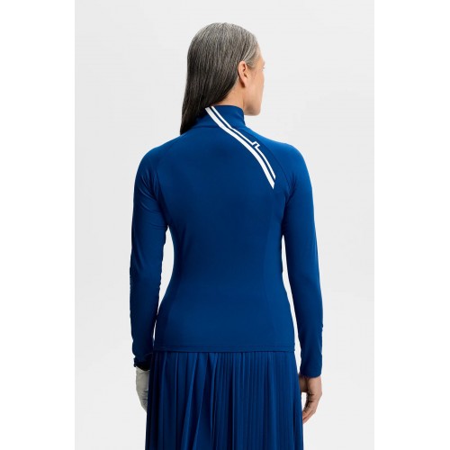 J.L Nadu Quarter Zip Mid Layer - Estate Blue J.L Nadu Quarter Zip Mid Layer - Estate Blue