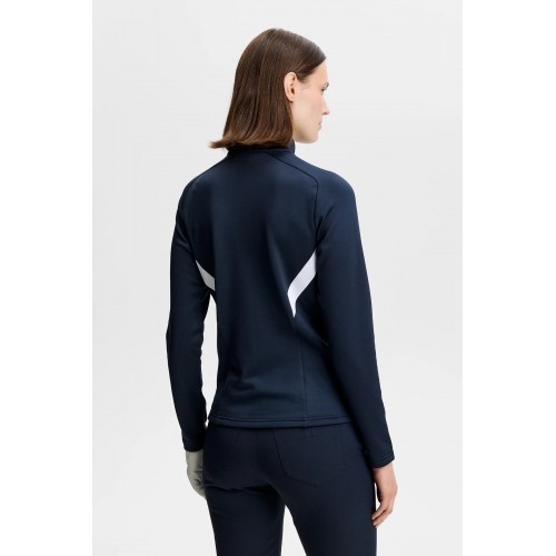 J.L Selena Quarter Zip Midlayer - Navy J.L Selena Quarter Zip Midlayer - Navy