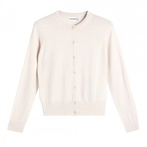J.L Joanna Knitted Cardigan - Moonbeam Melange