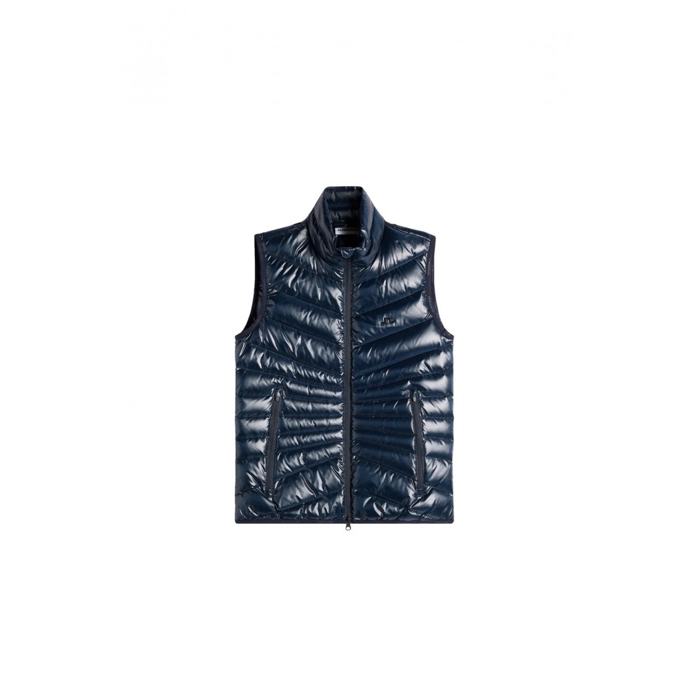 J.L Lara Light Down Vest - Navy