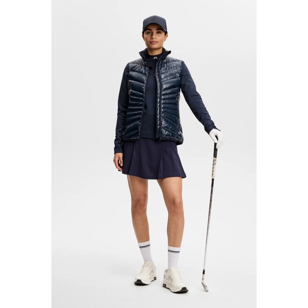 J.L Lara Light Down Vest - Navy