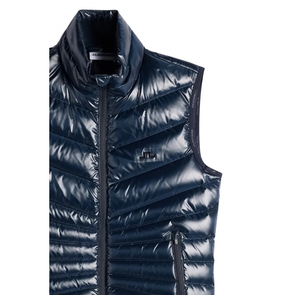 J.L Lara Light Down Vest - Navy