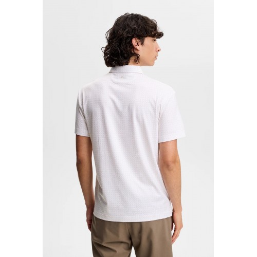 J.L Bala Print Polo - Moonbeam J.L Bala Print Polo - Moonbeam