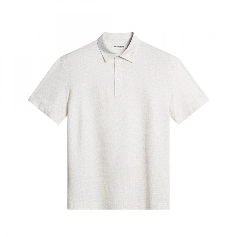 J.L Bala Print Polo - Moonbeam