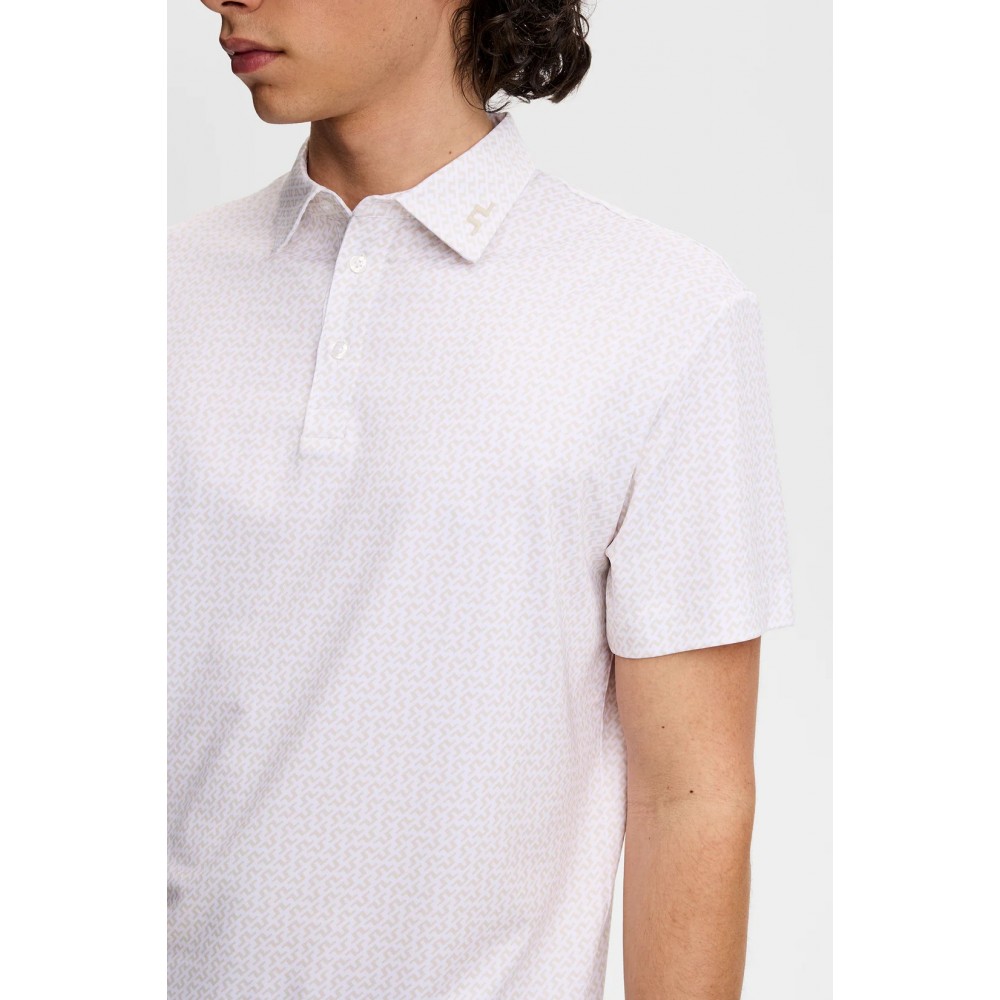 J.L Bala Print Polo - Moonbeam