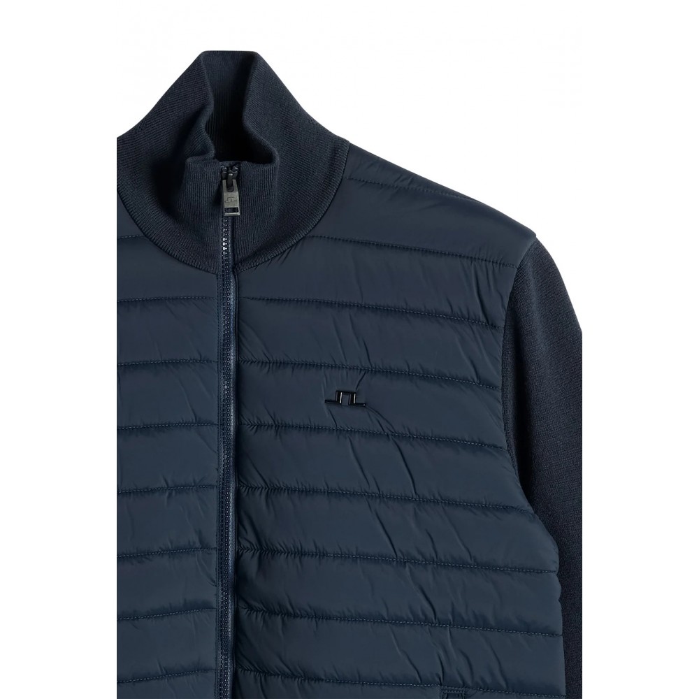 J.L Boen Knit Hybrid Jacket - Navy