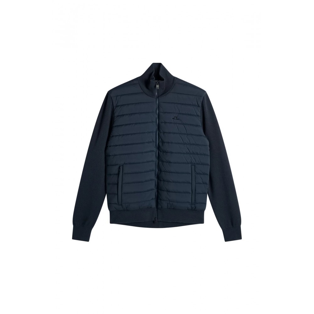 J.L Boen Knit Hybrid Jacket - Navy