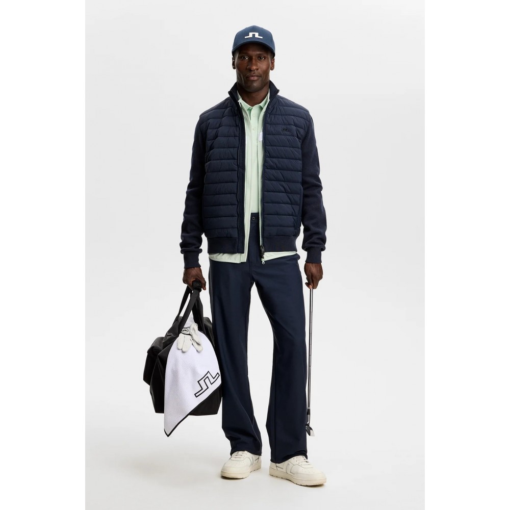 J.L Boen Knit Hybrid Jacket - Navy