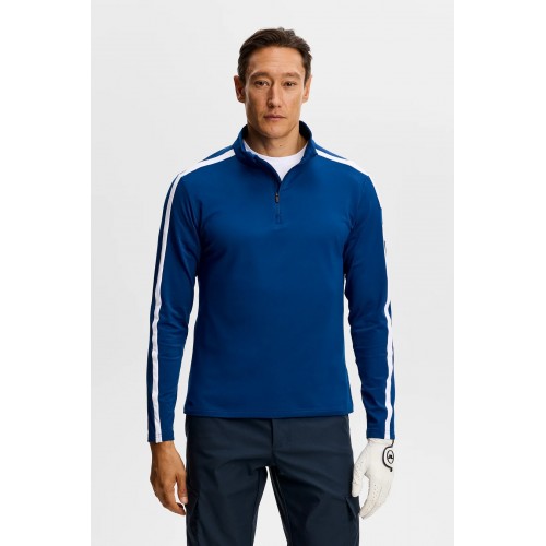 J.L Keaton Quarter Zip Midlayer - Estate Blue J.L Keaton Quarter Zip Midlayer - Estate Blue