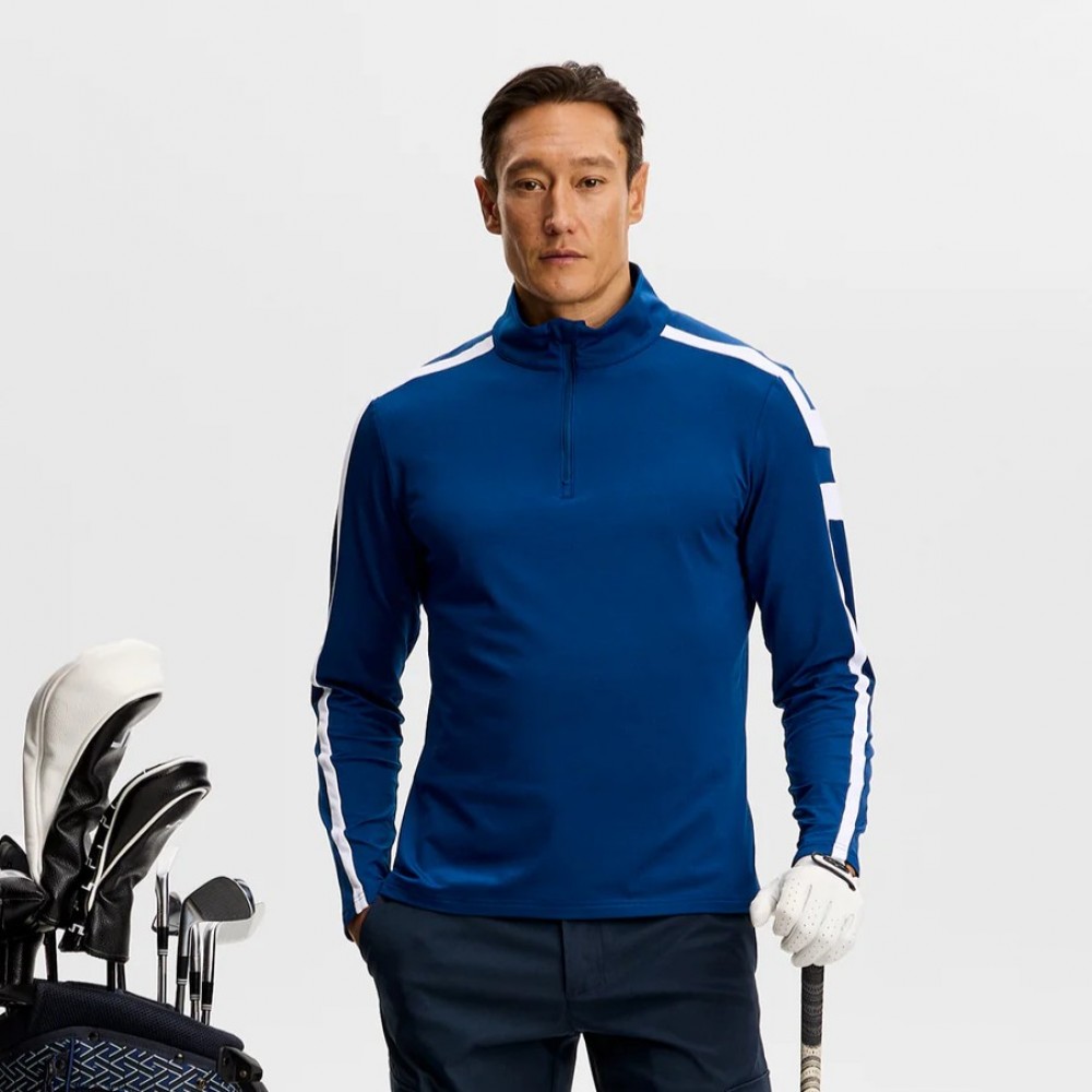 J.L Keaton Quarter Zip Midlayer - Estate Blue 