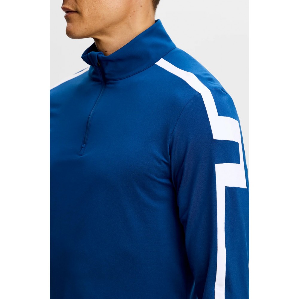 J.L Keaton Quarter Zip Midlayer - Estate Blue 