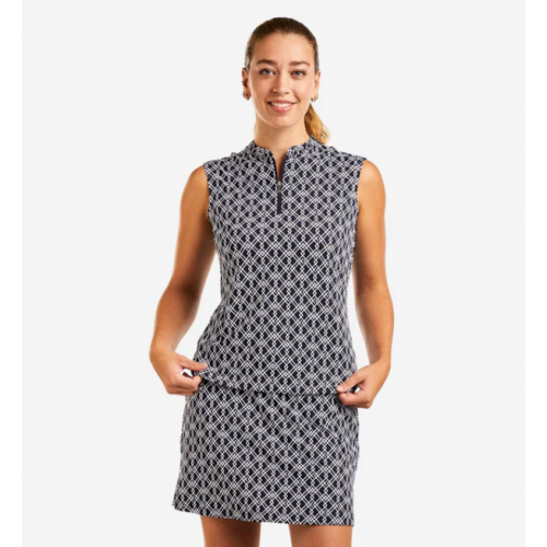 Linnea Mock - Navy / White