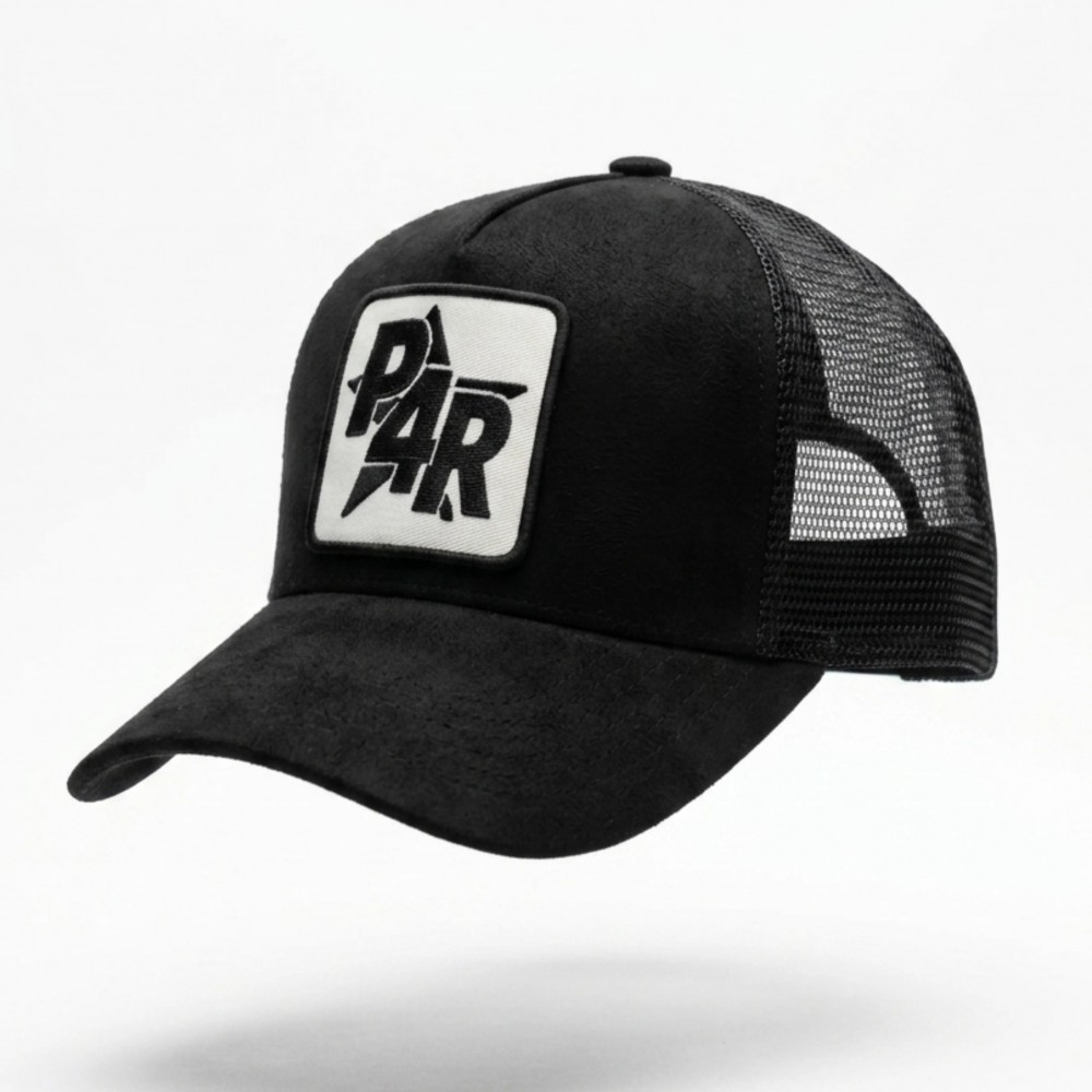 P4R Suede Cap - Svört