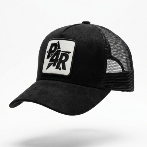 P4R Suede Cap - Svört