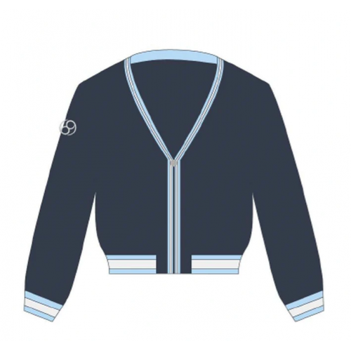 Bomber Jacket - Dark Navy / Light blue
