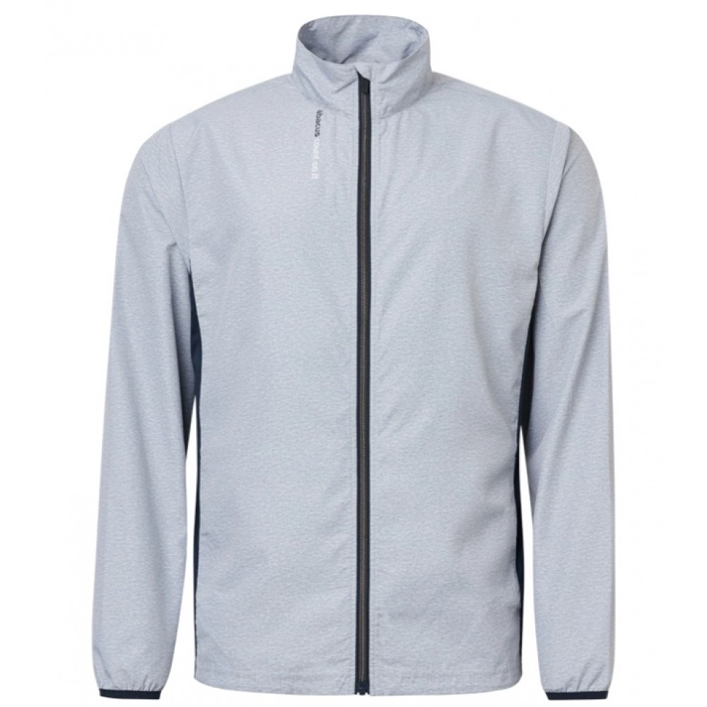 Mens Ganton Stretch Wind Jacket - Grey Melange