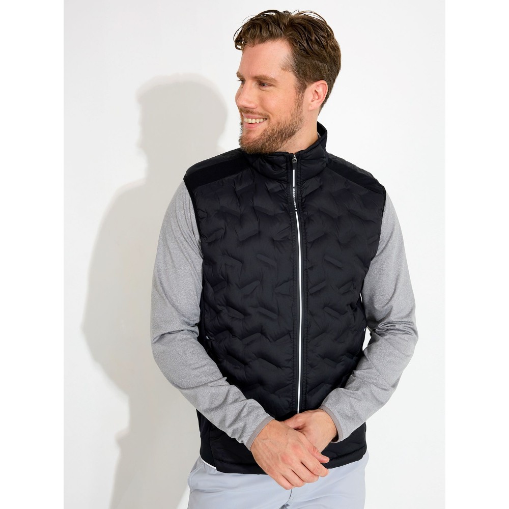 Portrush Hybrid Vest - Black