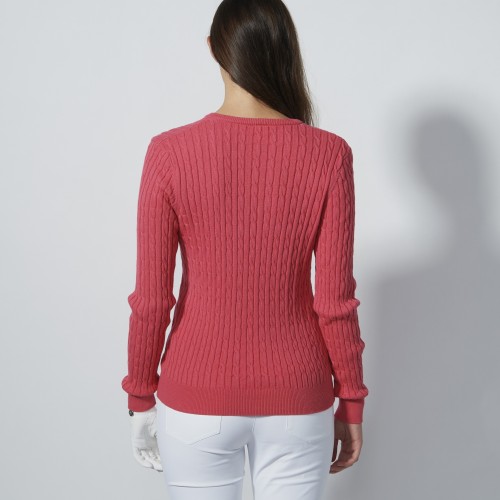 Madelene Pullover - Intense Coral