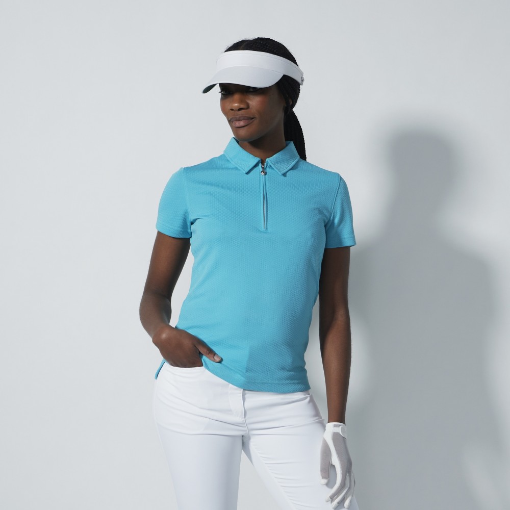 Peoria SS Polo - Sea Salt