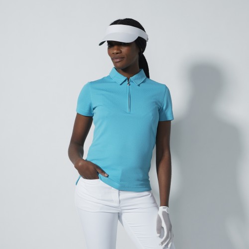 Peoria SS Polo - Sea Salt