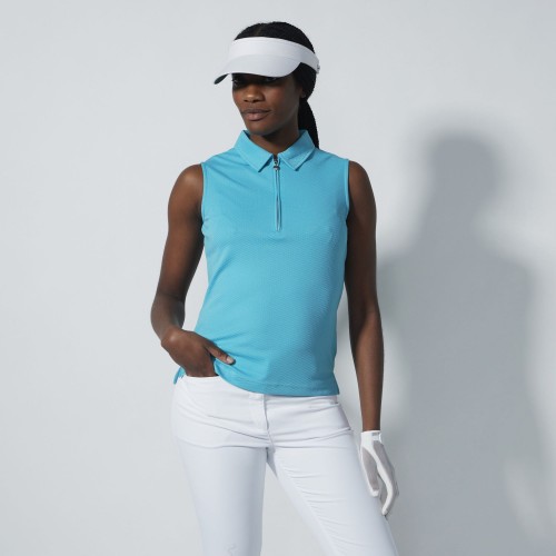 Peoria SL Polo - Sea Salt