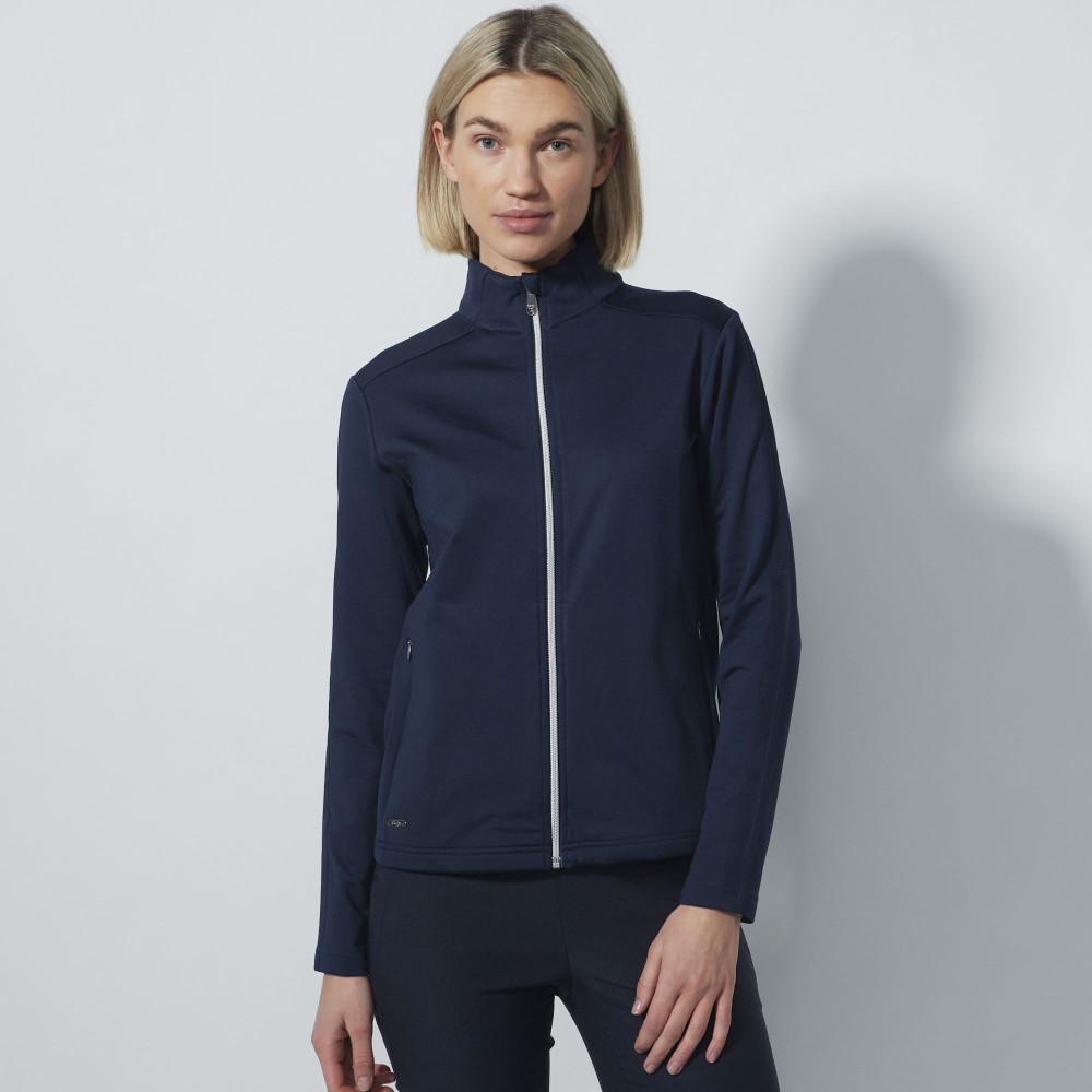 Cholet Full Zip Sweater - Navy