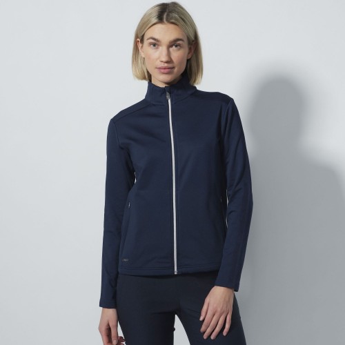 Cholet Full Zip Sweater - Navy