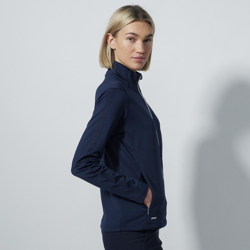 Cholet Full Zip Sweater - Navy