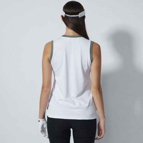 Massy SL Polo - White/Khaki