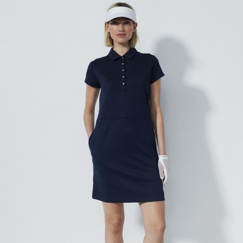 Peoria Cap/S Dress - Navy