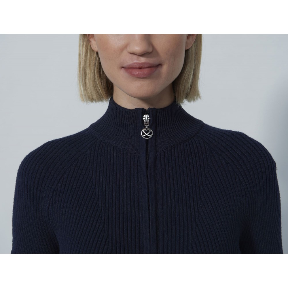 Rib Cardigan - Navy