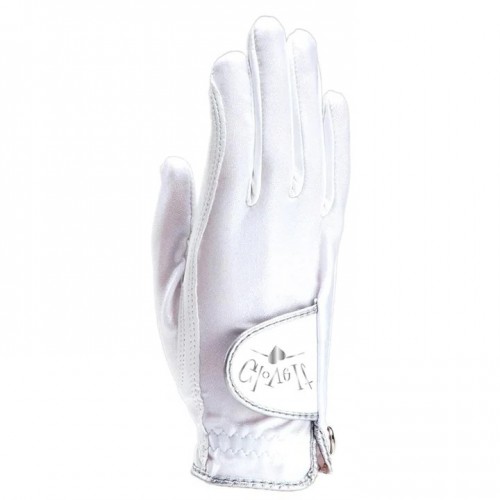 White Clear Dot Golf Glove - Right