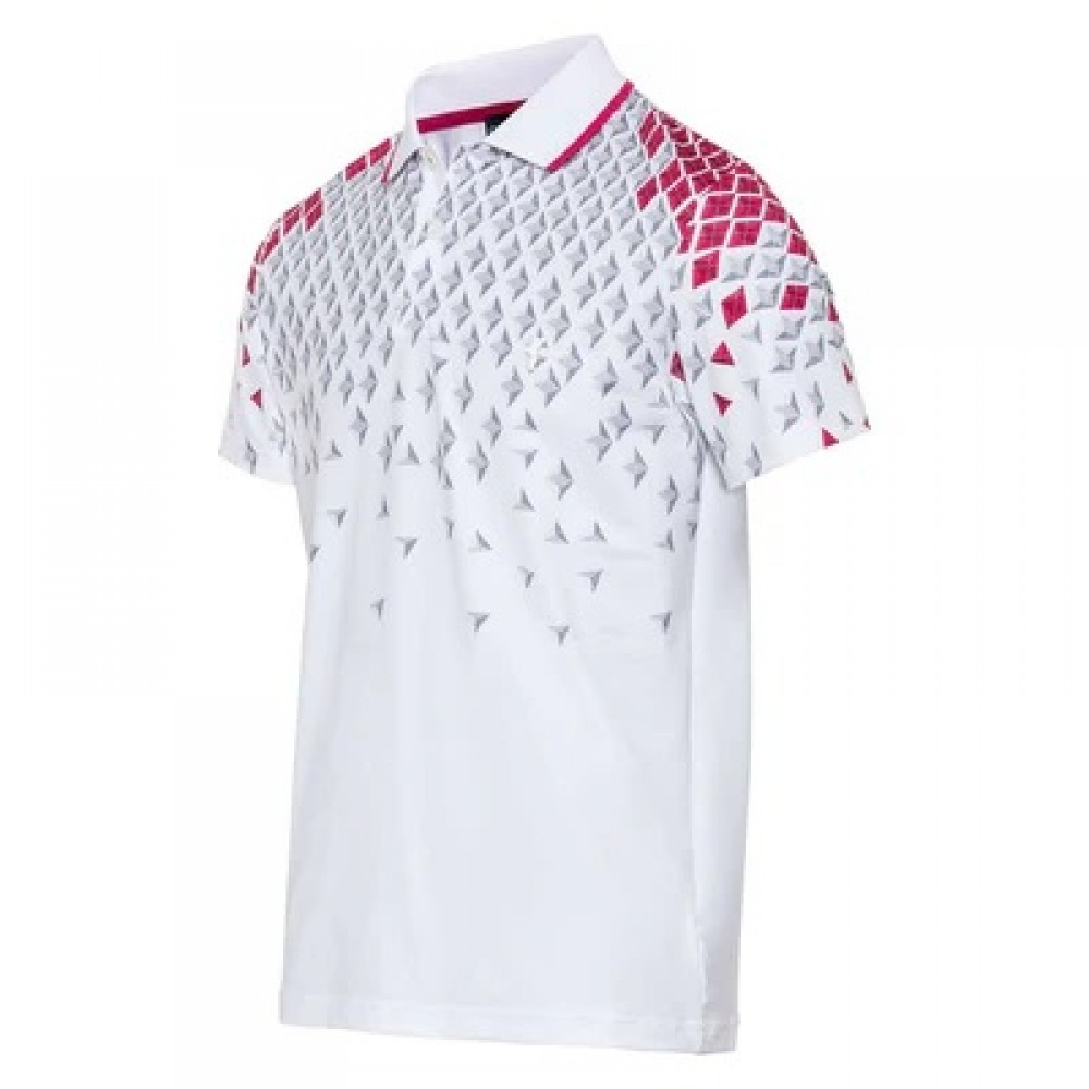 Neo Argyle Print Polo