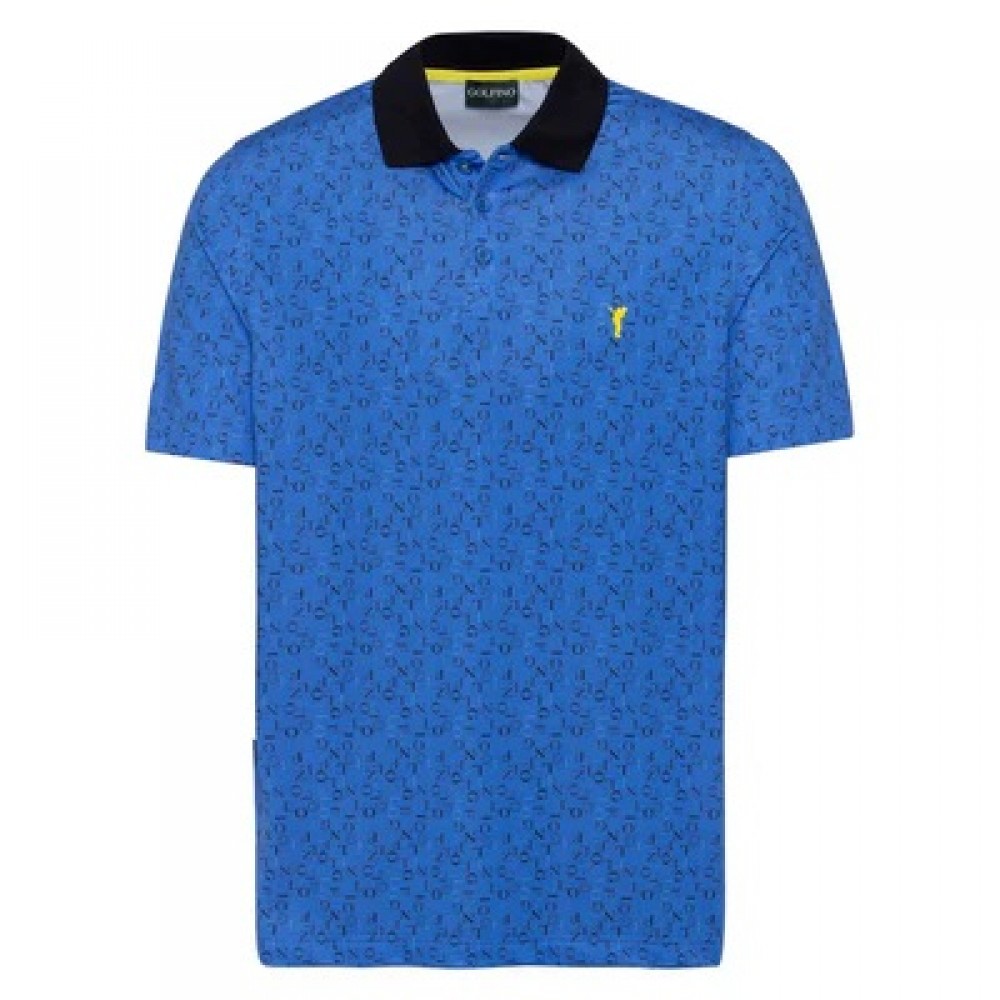 Typo Letter Print Polo
