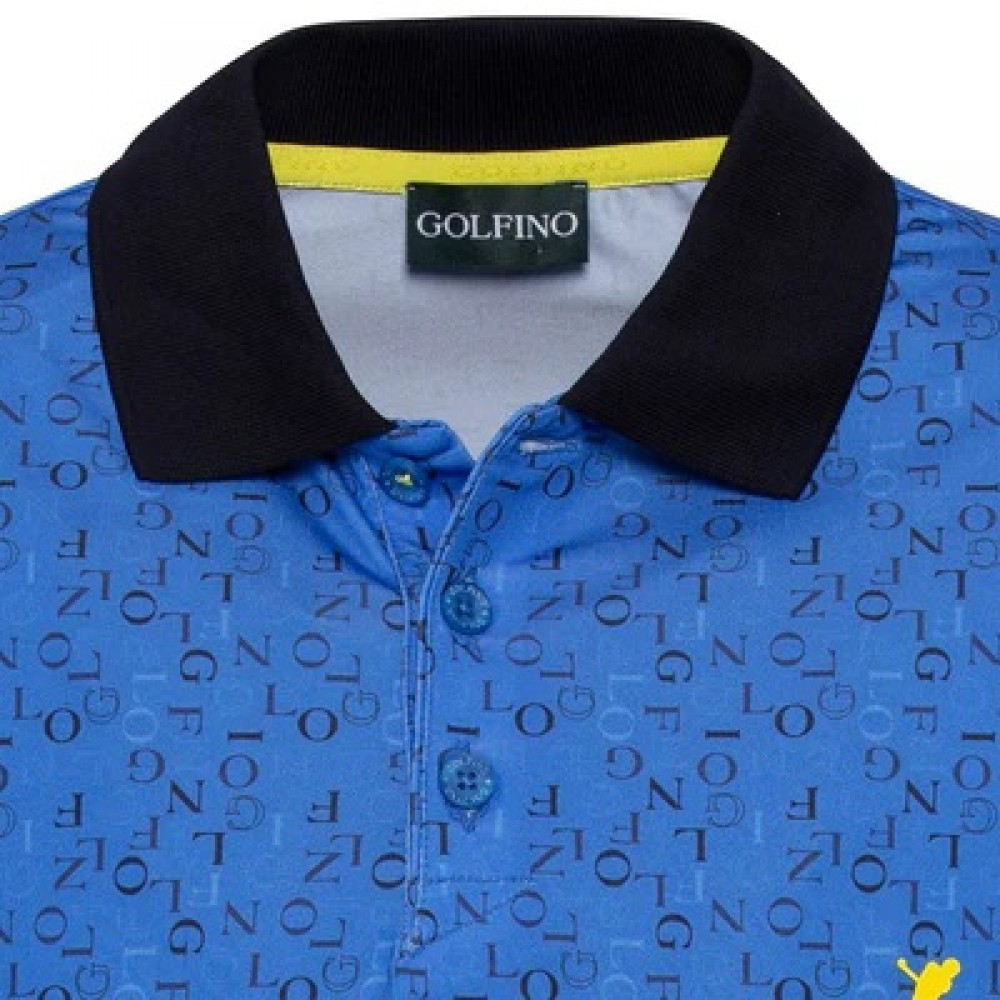 Typo Letter Print Polo