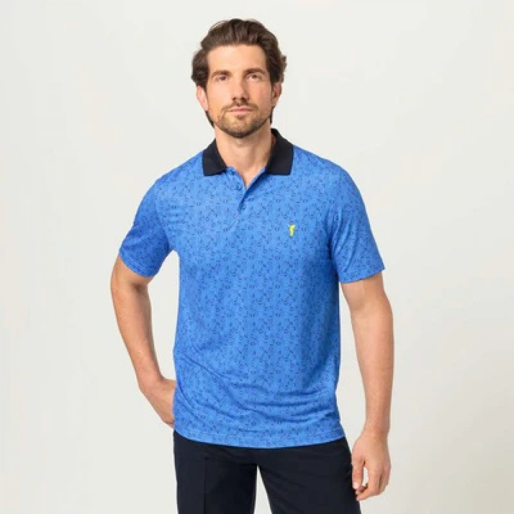 Typo Letter Print Polo