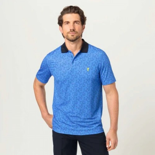 Typo Letter Print Polo