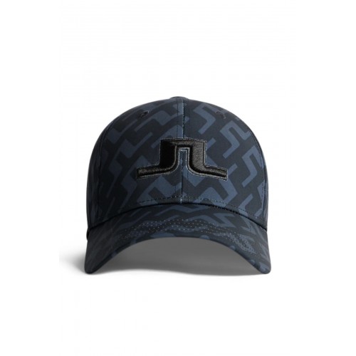 J.L Anga Printed Cap - Black