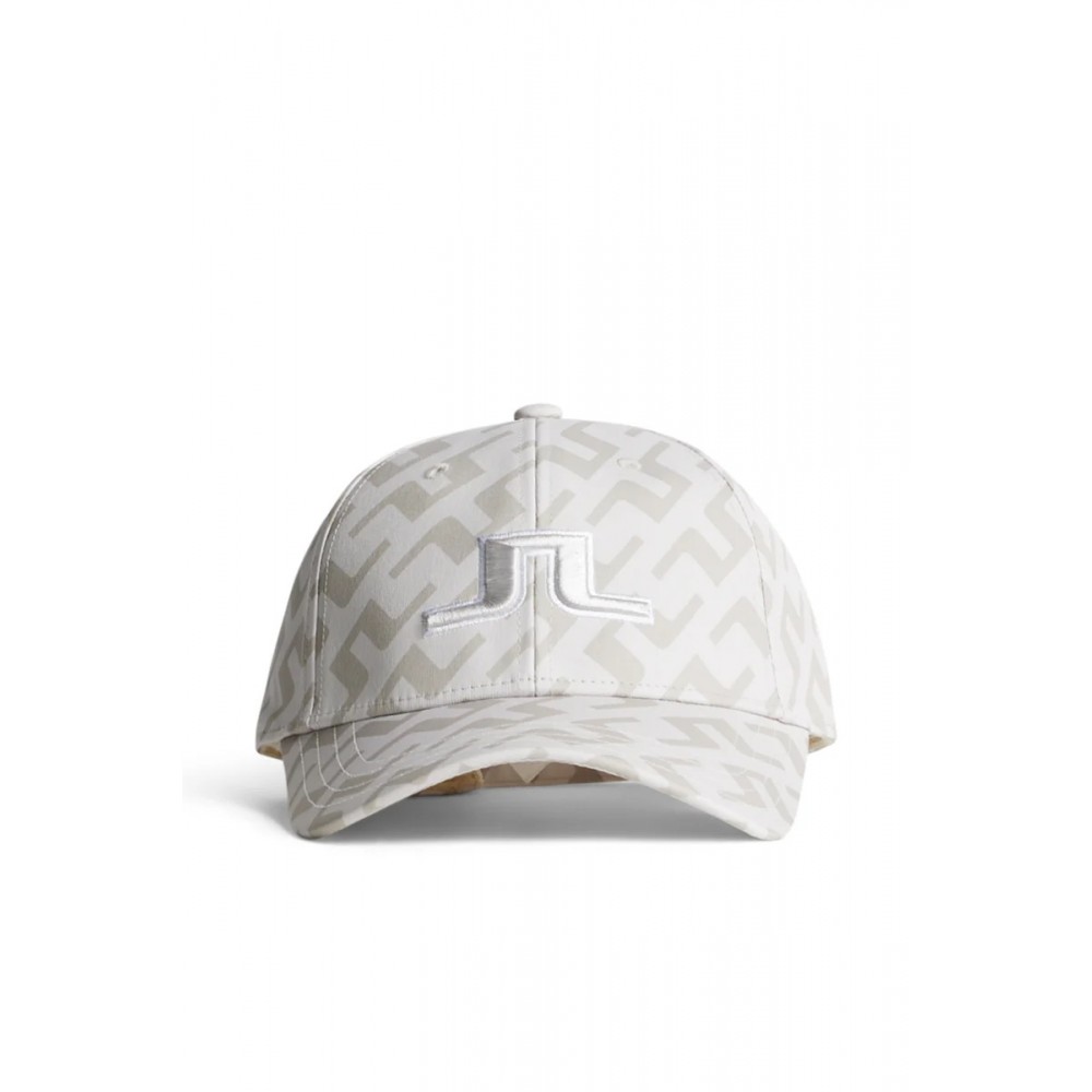 J.L Anga Printed Cap - Moonbeam