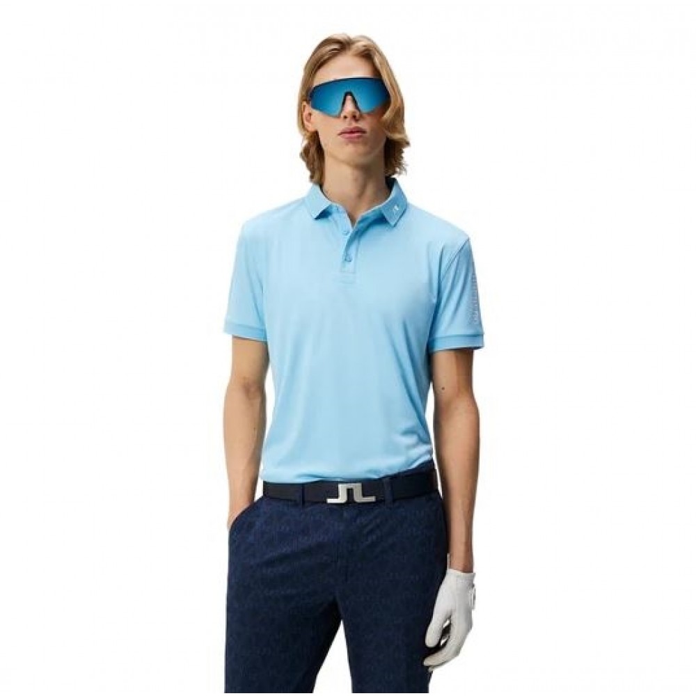 J.L Tour Tech Reg Fit Polo - Baltic Sea