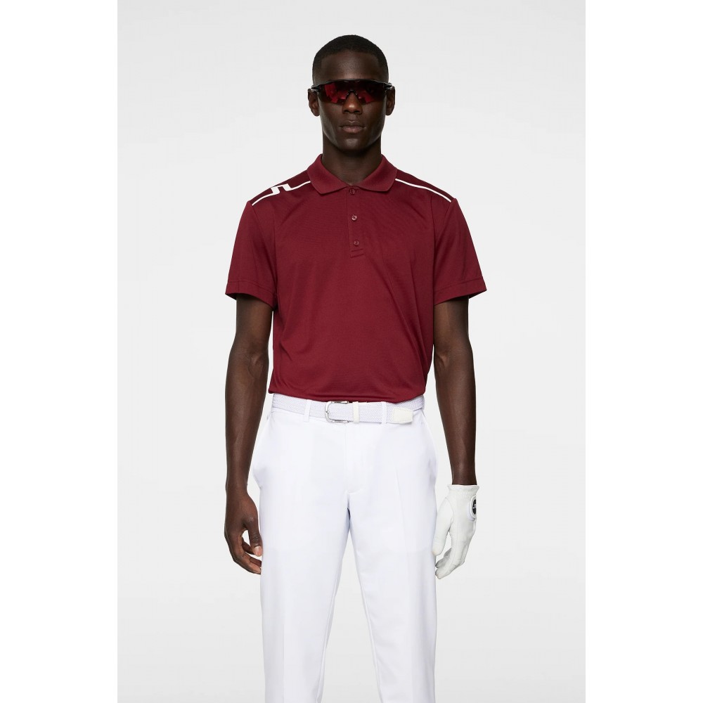 J.L Lionel Regular Fit Polo - Cabernet