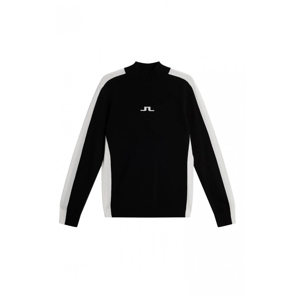 J.L Adia Knitted Sweater - Black/White