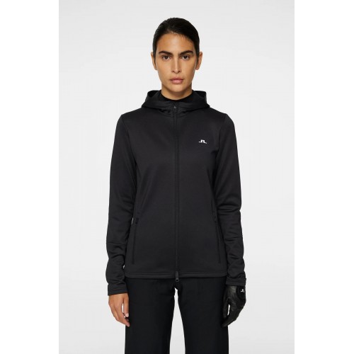 J.L Aerial Zip Hood - Black