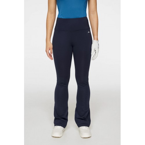 J.L Fiona Flared Leggings - Navy