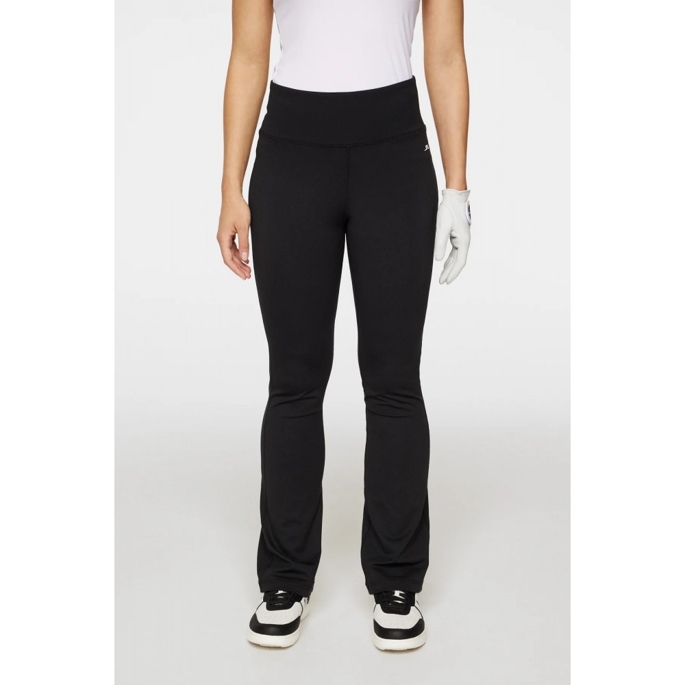 J.L Fiona Flared Leggings - Black