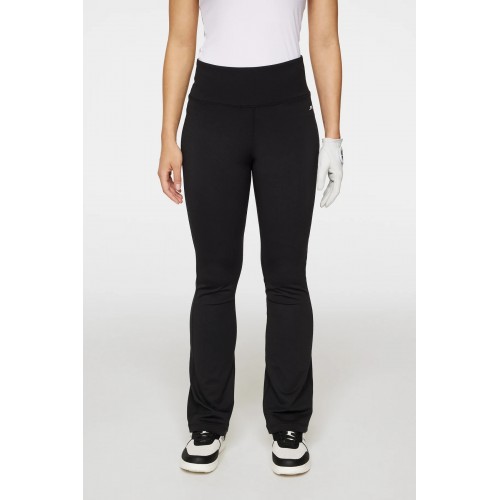 J.L Fiona Flared Leggings - Black